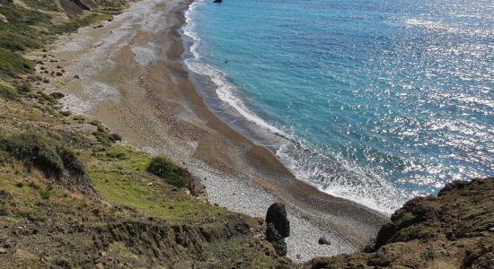 Aphrodite's rock beach