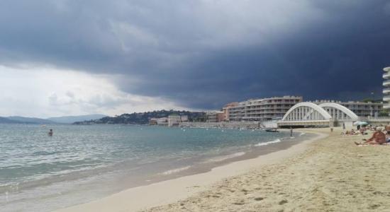 Playa de la Marina de Sainte Maxime.