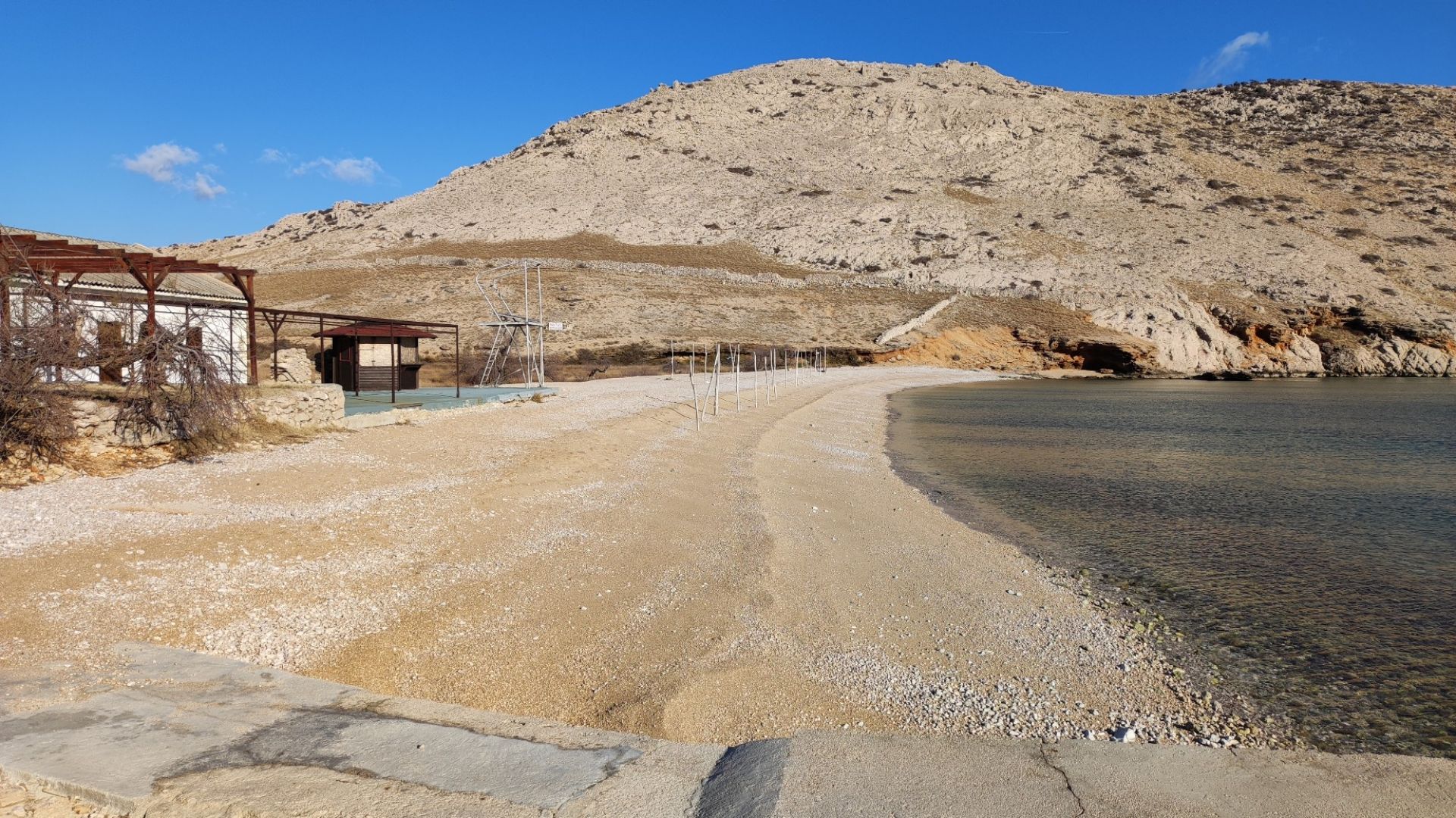 Foto de Playa de Vela Luka área parcialmente reacondicionada