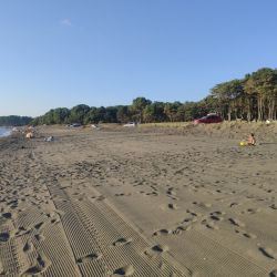 Foto de Ureki Nature beach con sucia nivel de limpieza