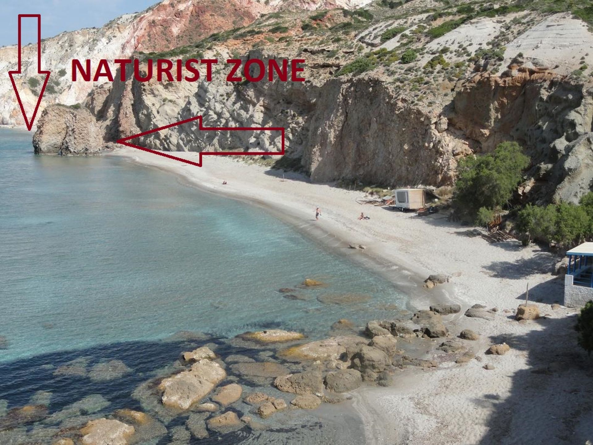 Foto de Firiplaka beach zona salvaje
