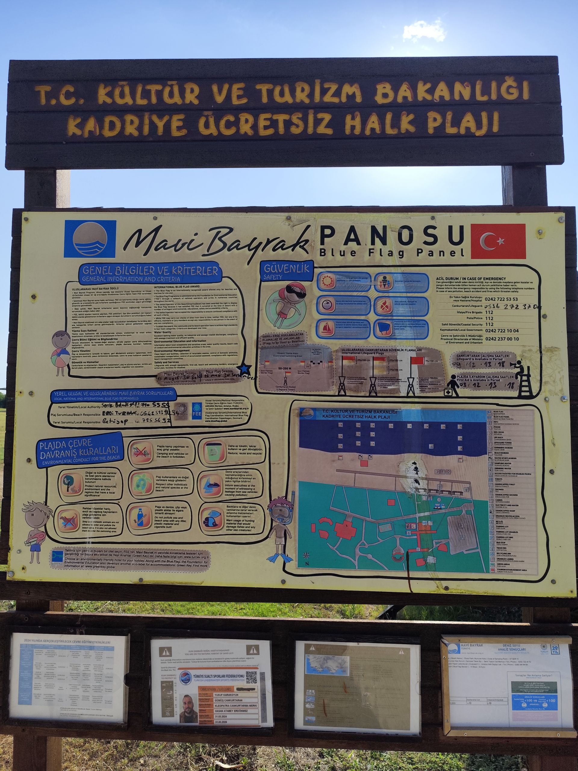 Foto de Kadriye Public Beach y el asentamiento